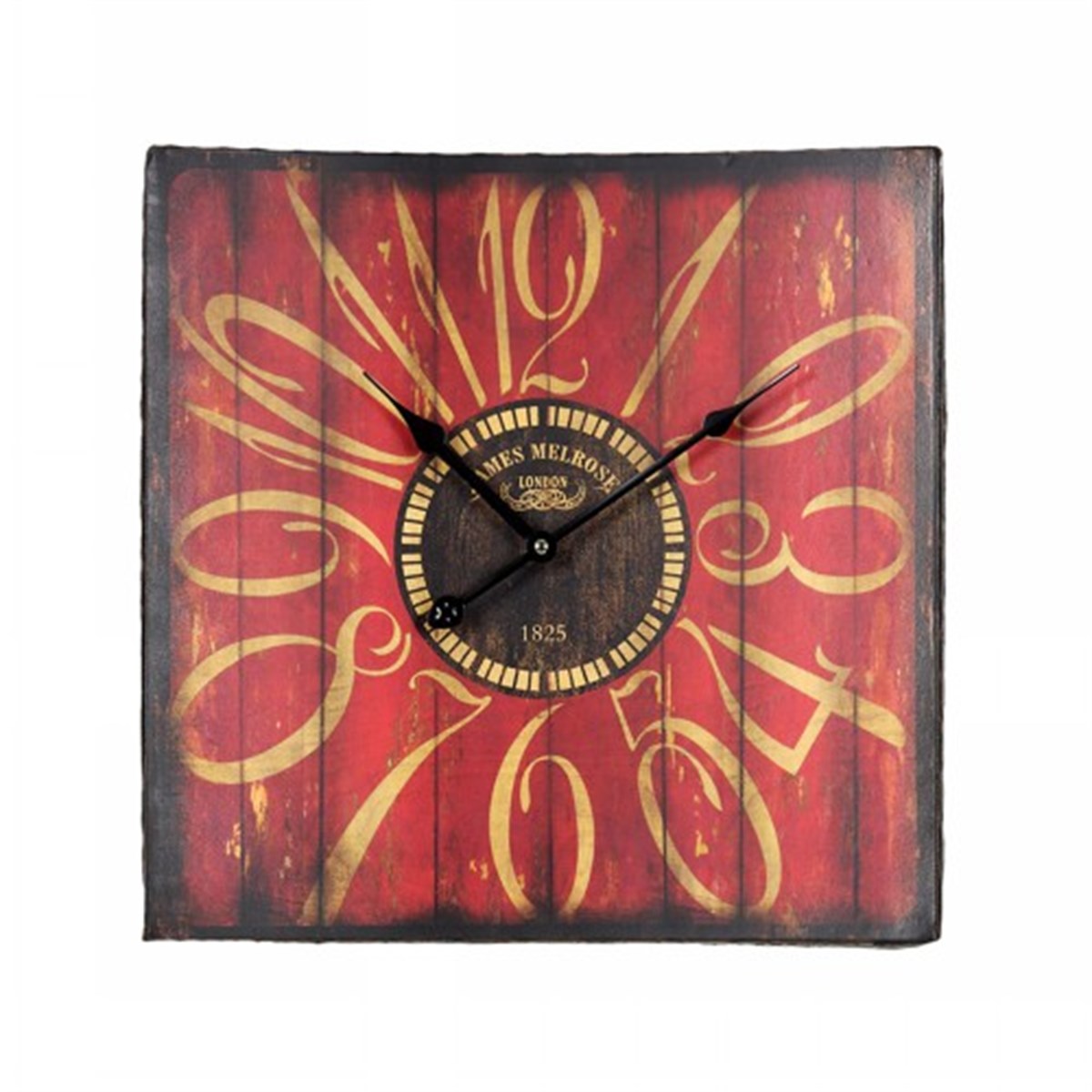 Ahşap Retro Duvar Saati 