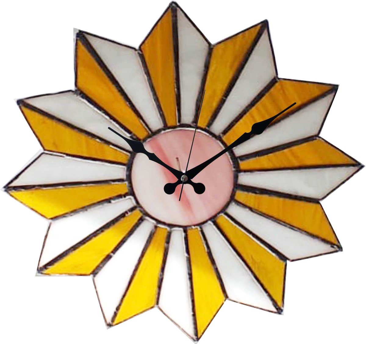 Markakanvas  Cam Vitray Yıldız Duvar Saati