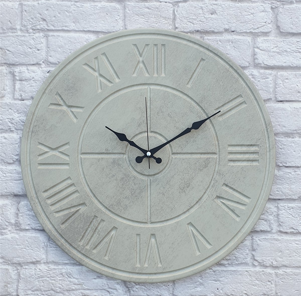 Markakanvas Beton Renkli Duvar Saati (Çap 50 cm - 80 cm )
