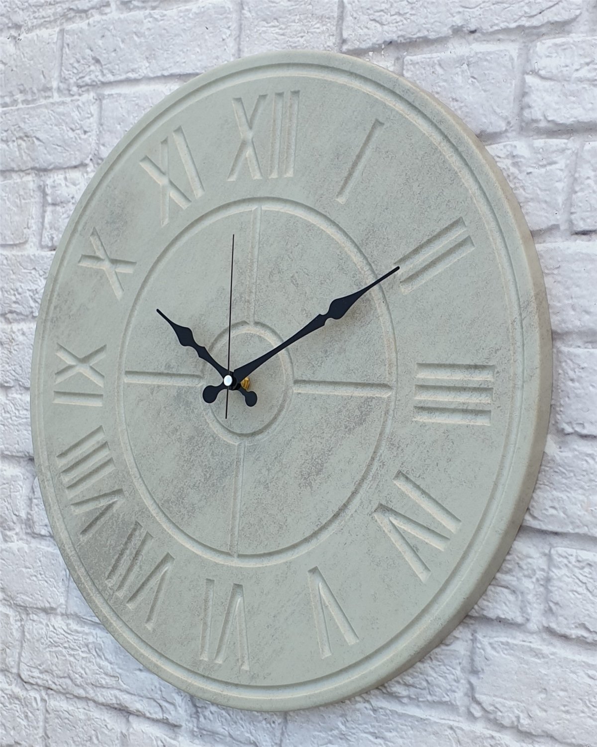 Markakanvas Beton Renkli Duvar Saati (Çap 50 cm - 80 cm )
