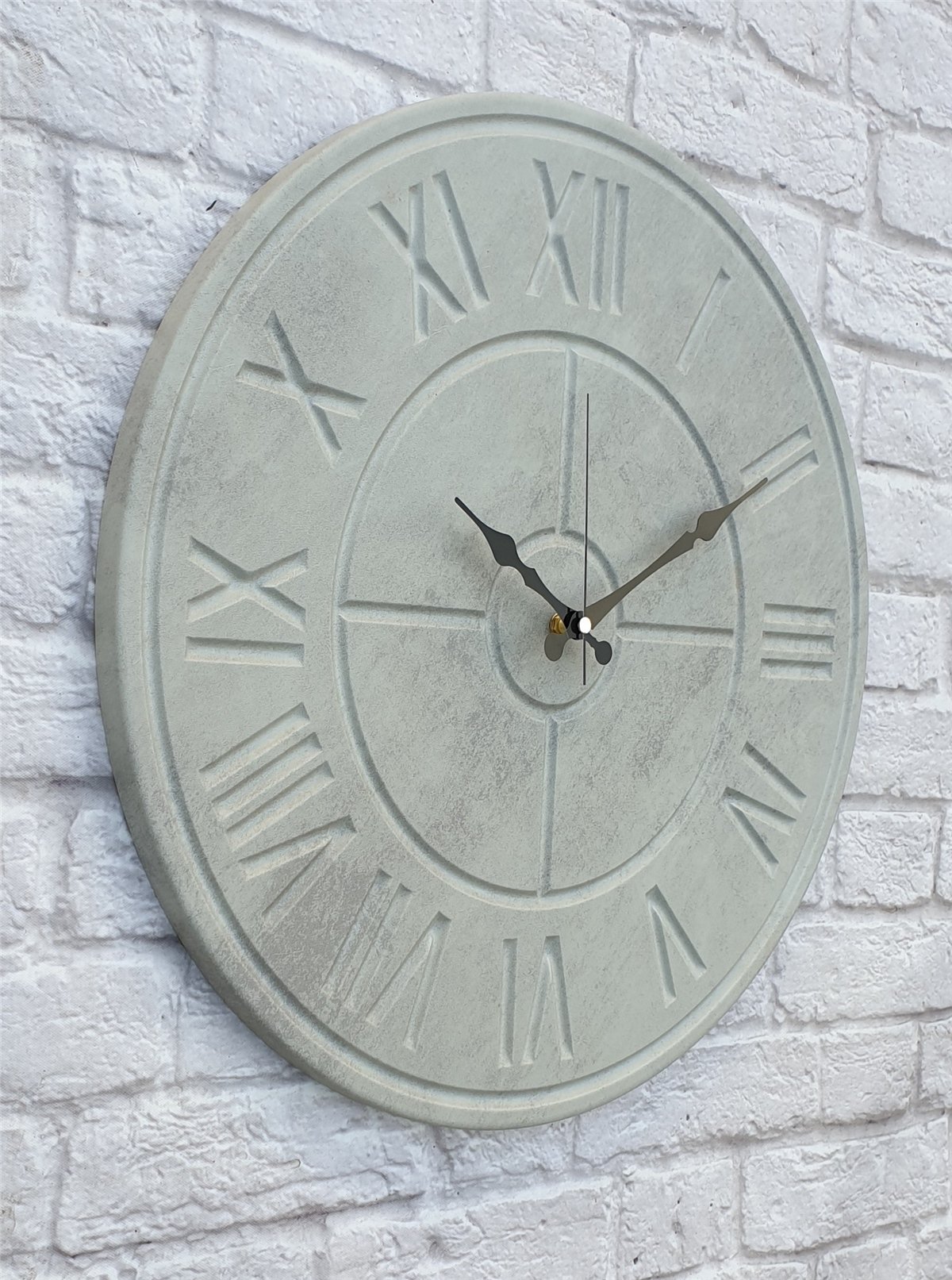 Markakanvas Beton Renkli Duvar Saati (Çap 50 cm - 80 cm )
