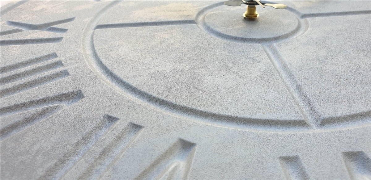 Markakanvas Beton Renkli Duvar Saati (Çap 50 cm - 80 cm )