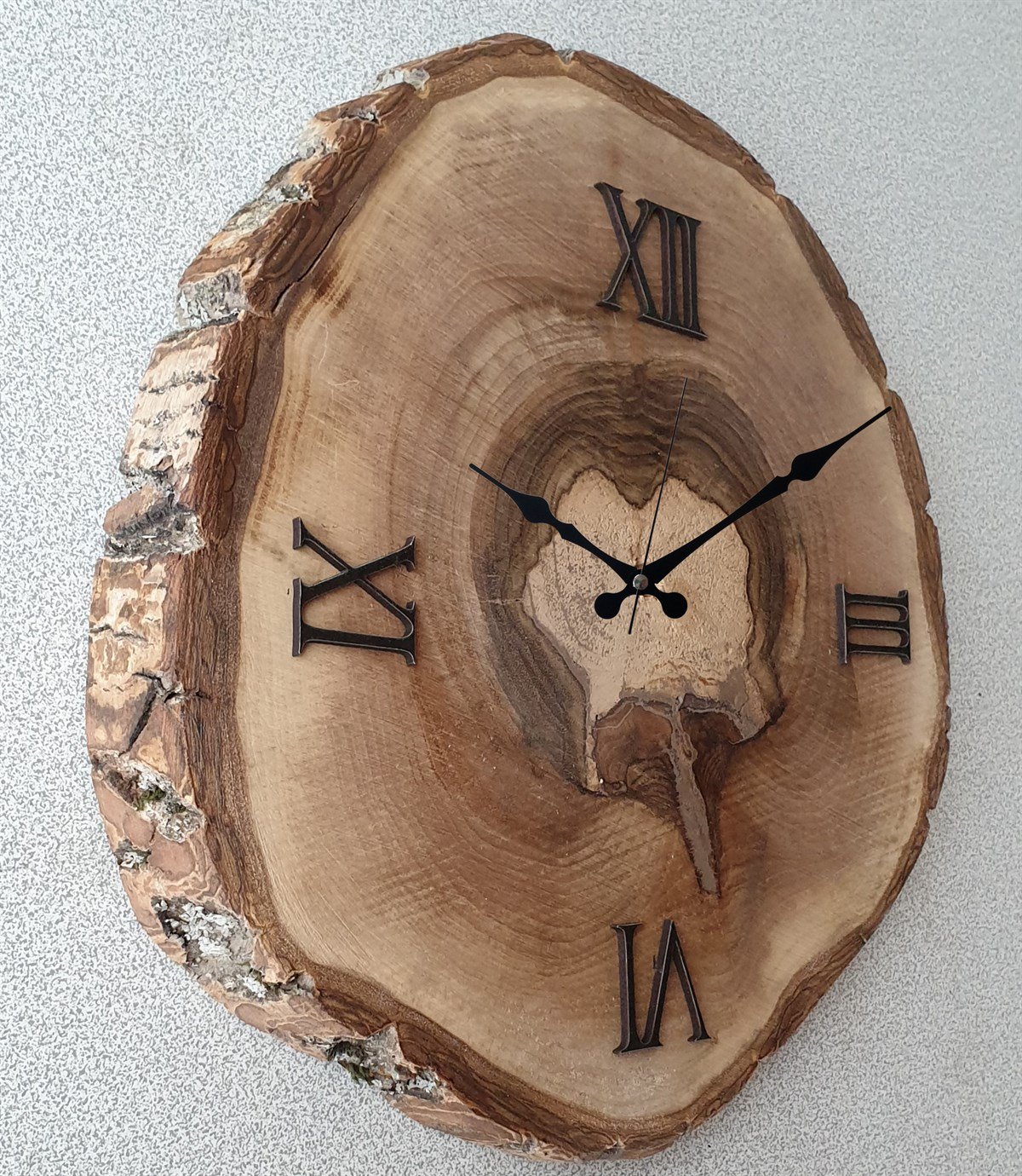 Markakanvas Doğal Masif Ahşap Duvar Saati