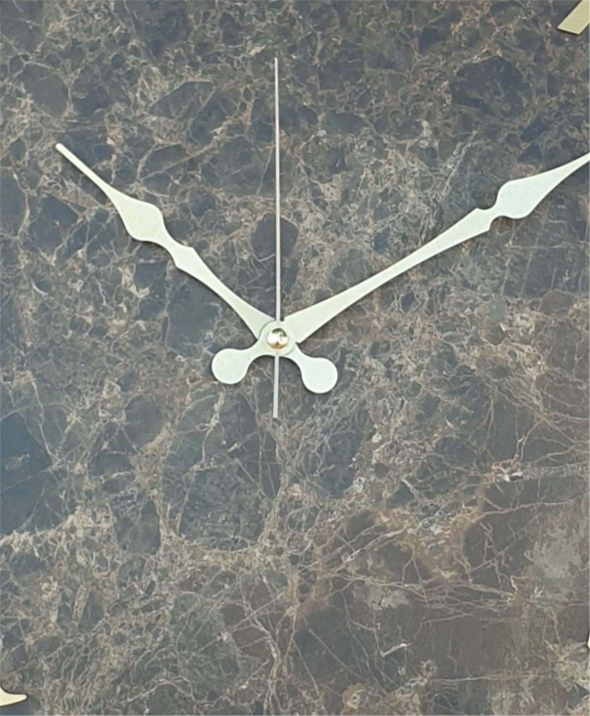 Markakanvas Mermer Desenli  Duvar Saati   ( Çap 50 cm - 80 cm )