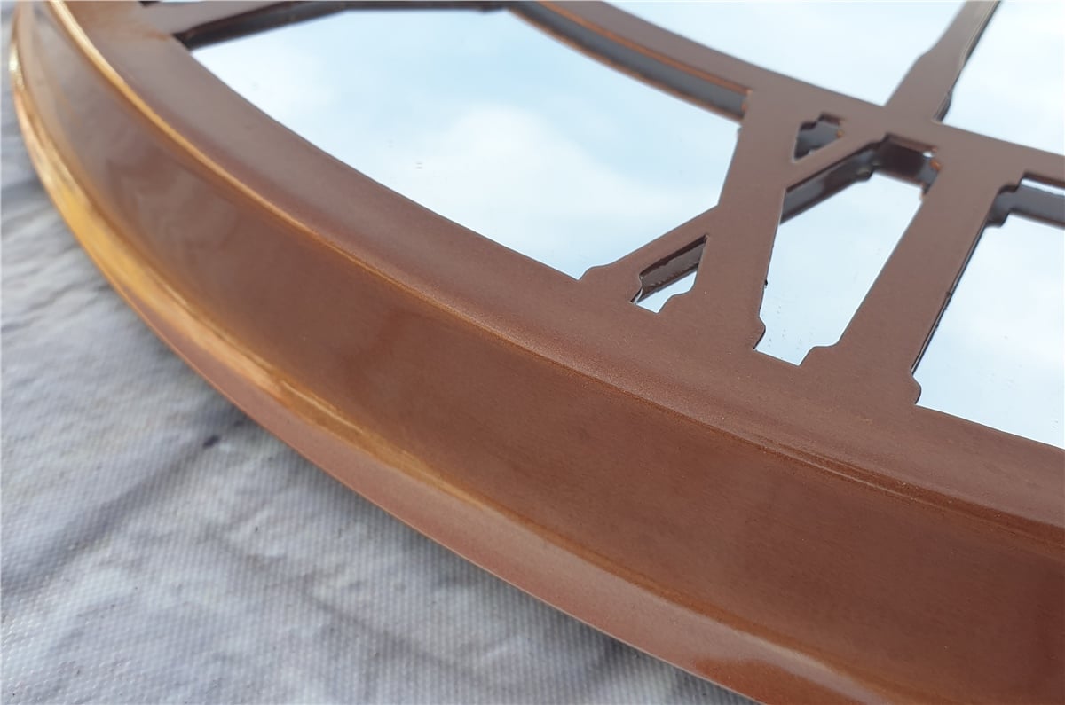 Markakanvas Metal  AYNALI Duvar Saati  ( Çap 50 cm -Çap 80 cm )
