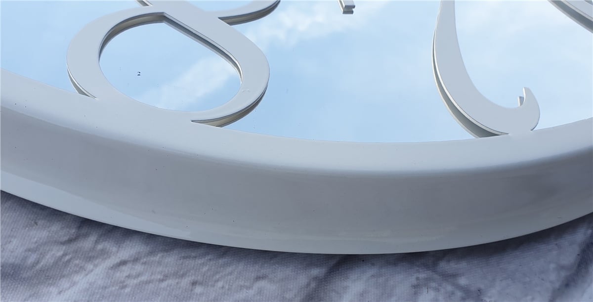 Markakanvas Metal  AYNALI Duvar Saati  ( Çap 50 cm -Çap 80 cm )