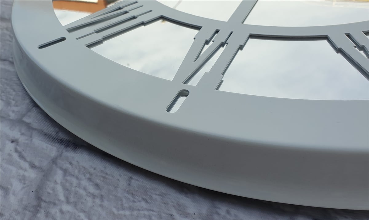 Markakanvas Metal  AYNALI Duvar Saati  ( Çap 50 cm -Çap 80 cm )