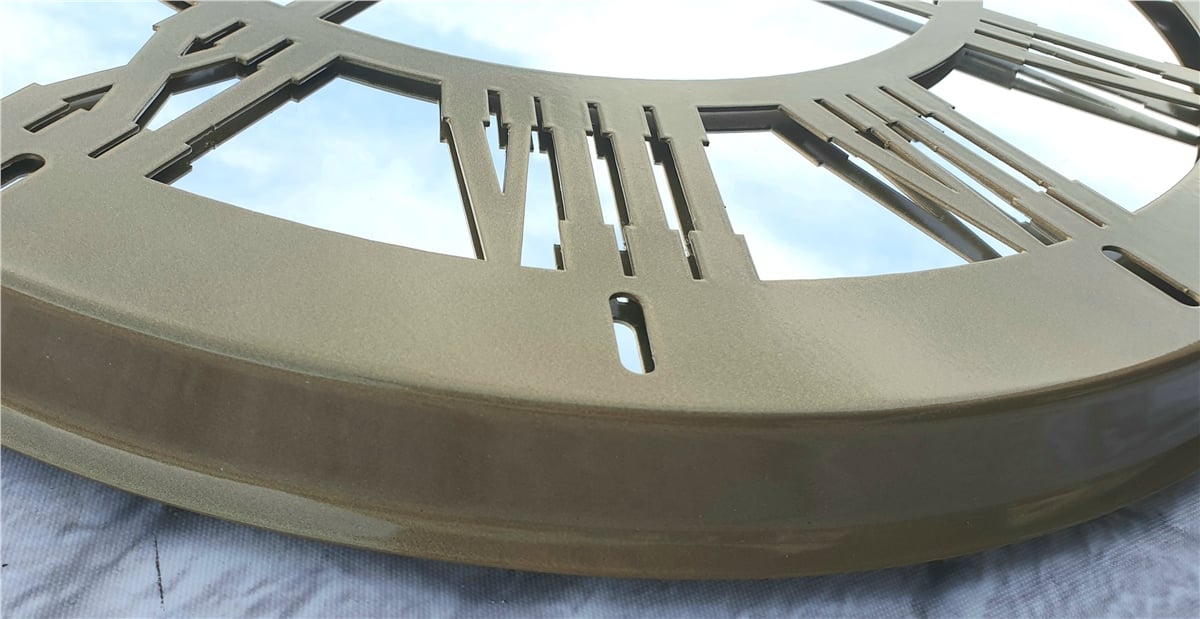Markakanvas Metal  AYNALI Duvar Saati  ( Çap 50 cm -Çap 80 cm )