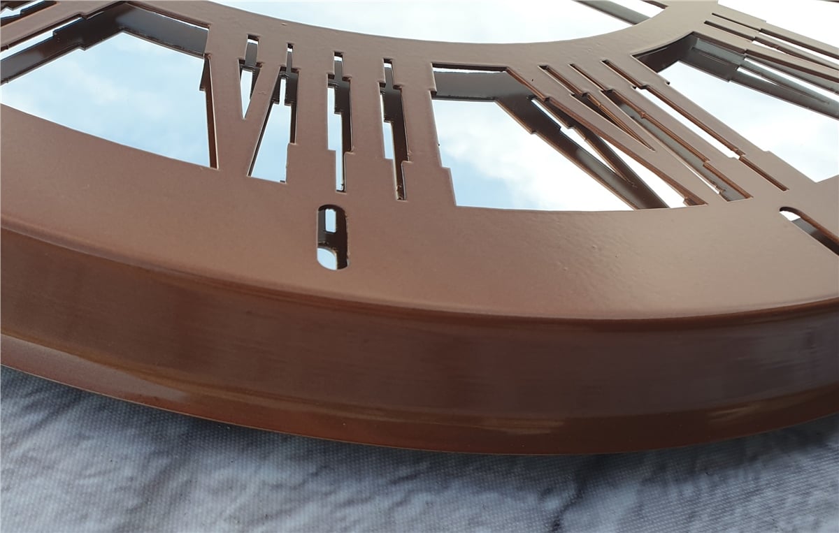 Markakanvas Metal  AYNALI Duvar Saati  ( Çap 50 cm -Çap 80 cm )