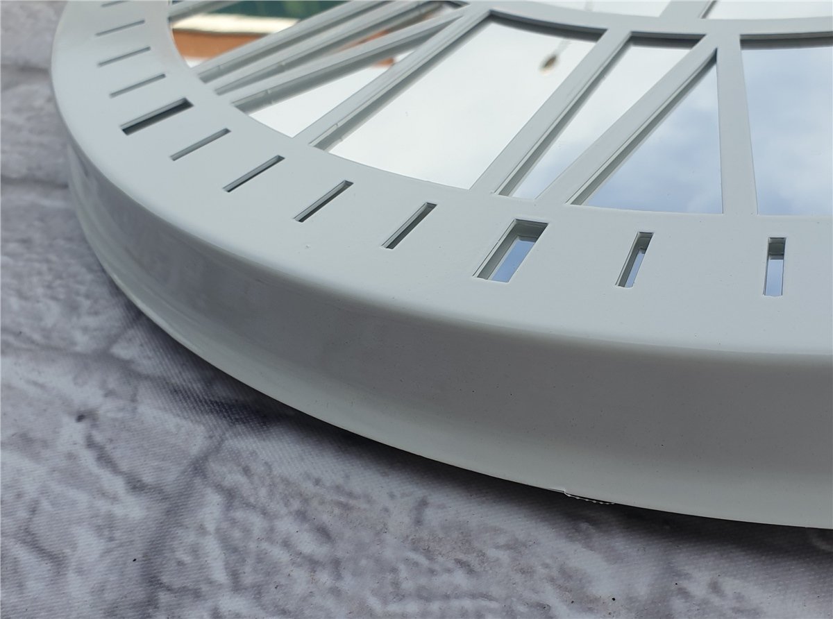 Markakanvas Metal  AYNALI Duvar Saati  ( Çap 50 cm -Çap 80 cm )