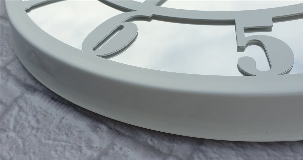 Markakanvas Metal  AYNALI Duvar Saati  ( Çap 50 cm -Çap 80 cm )