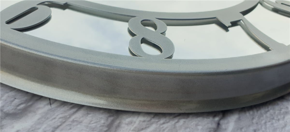 Markakanvas Metal  AYNALI Duvar Saati  ( Çap 50 cm -Çap 80 cm )