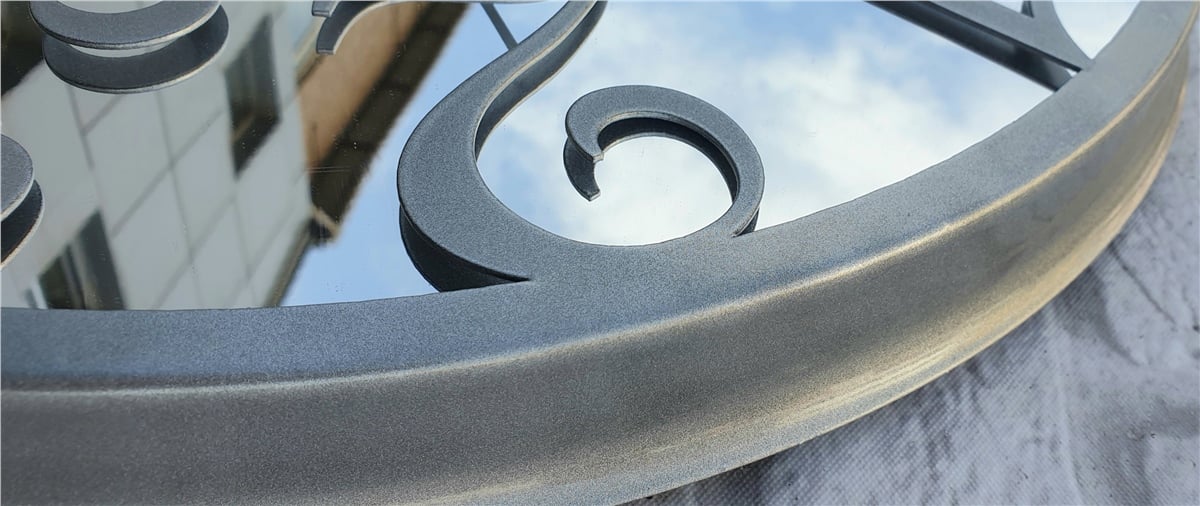 Markakanvas Metal  AYNALI Duvar Saati  ( Çap 50 cm -Çap 80 cm )