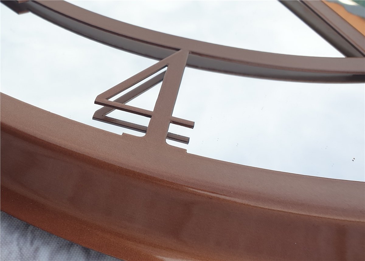 Markakanvas Metal  AYNALI Duvar Saati  ( Çap 50 cm -Çap 80 cm )