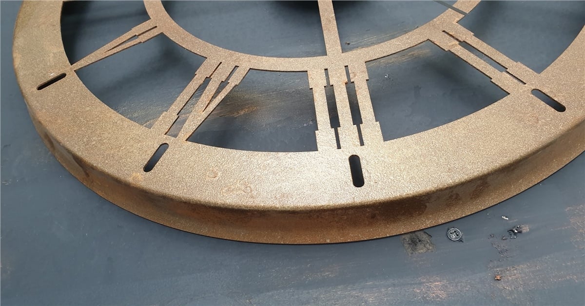 Markakanvas Metal Duvar Saati  ( Çap 50 cm -Çap 80 cm )