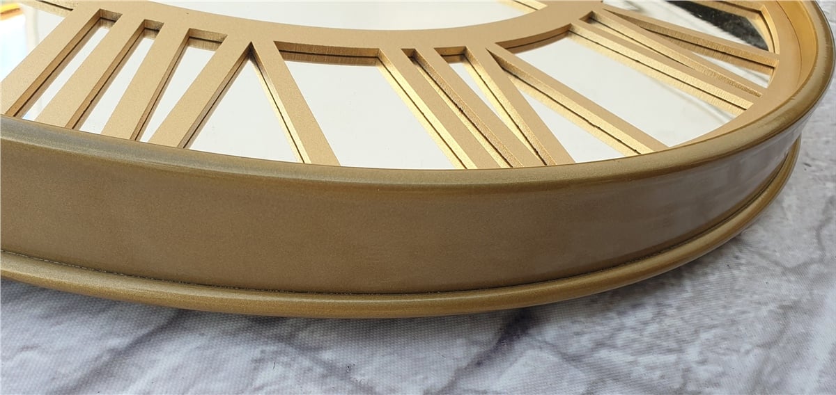 Markakanvas Metal Kasa AYNALI Duvar Saati  ( Çap 50 cm -Çap 80 cm )