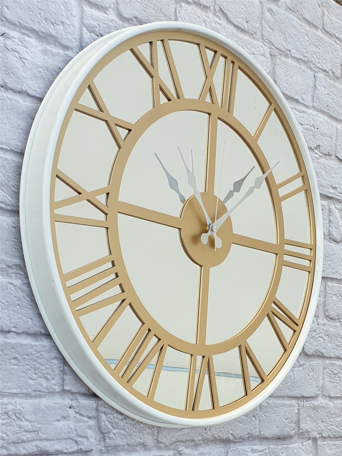 Markakanvas Metal Kasa AYNALI Duvar Saati  ( Çap 50 cm -Çap 80 cm )