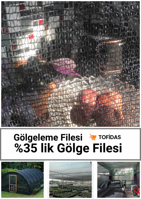 %35 Gölgelik Filesi Şeritsiz