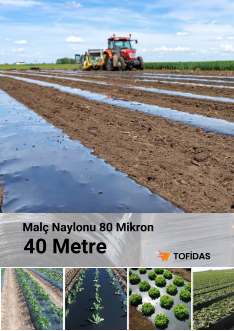 40 M Malç Naylonu En 130 cm 80 Mikron 