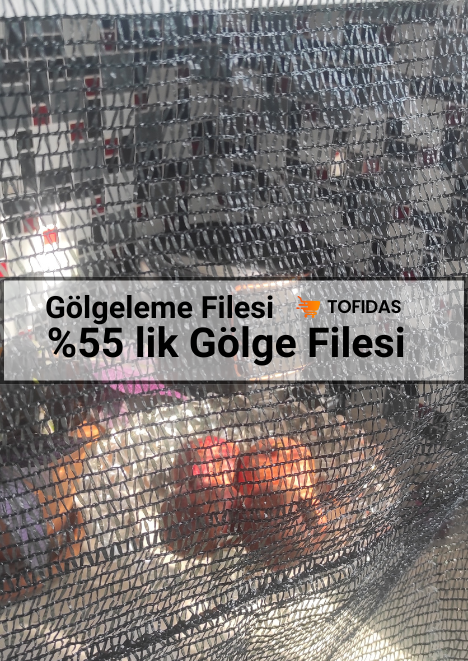 %55 Gölgelik Filesi Şeritsiz