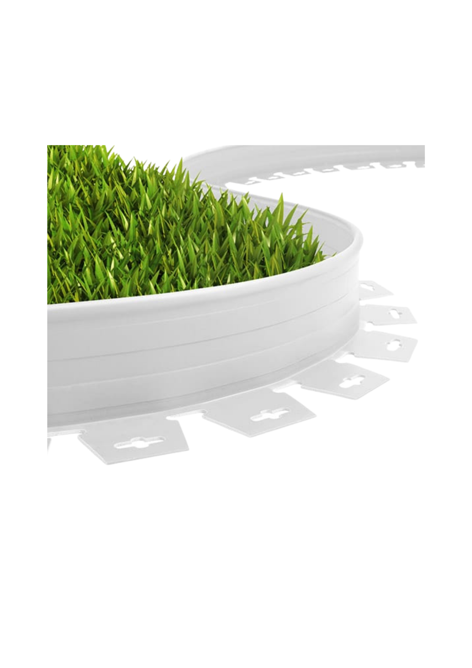 Beyaz Esnek Çim Sınırlayıcı 25 m