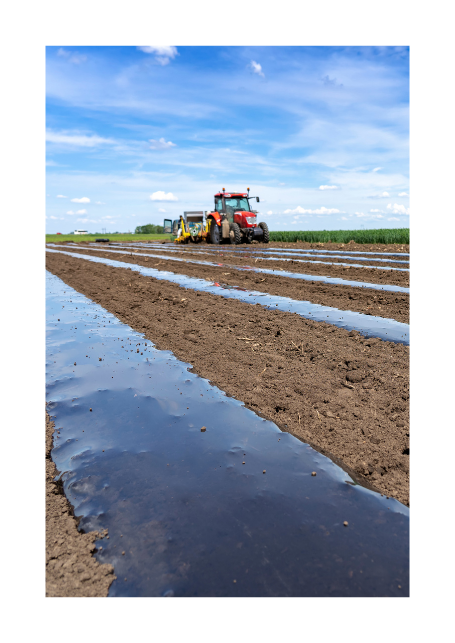 Çilek Malç Naylonu 130 cm en 500 metre Uzunluk 80 Mikron