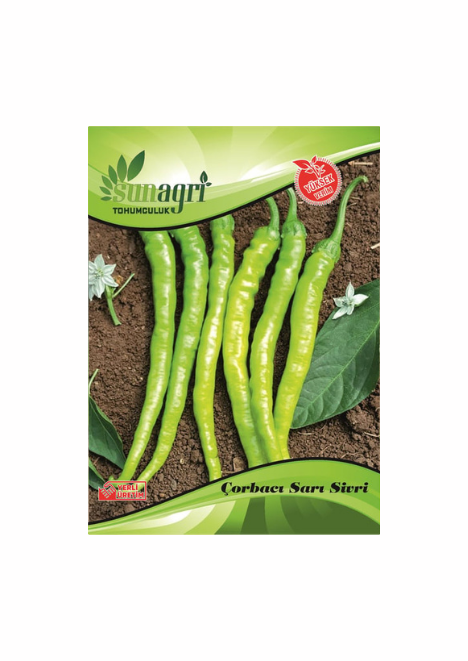 Çorbacı Sarı Sivri Biber Tohumu 5 gr