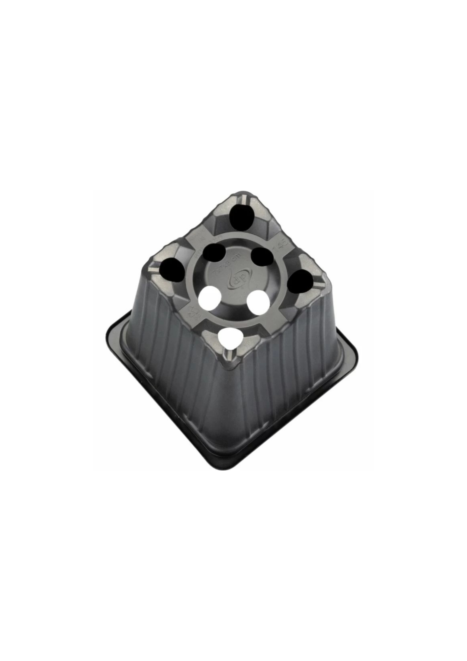 Kare Saksı 8x8x9 Termoform Viyol 25 adet