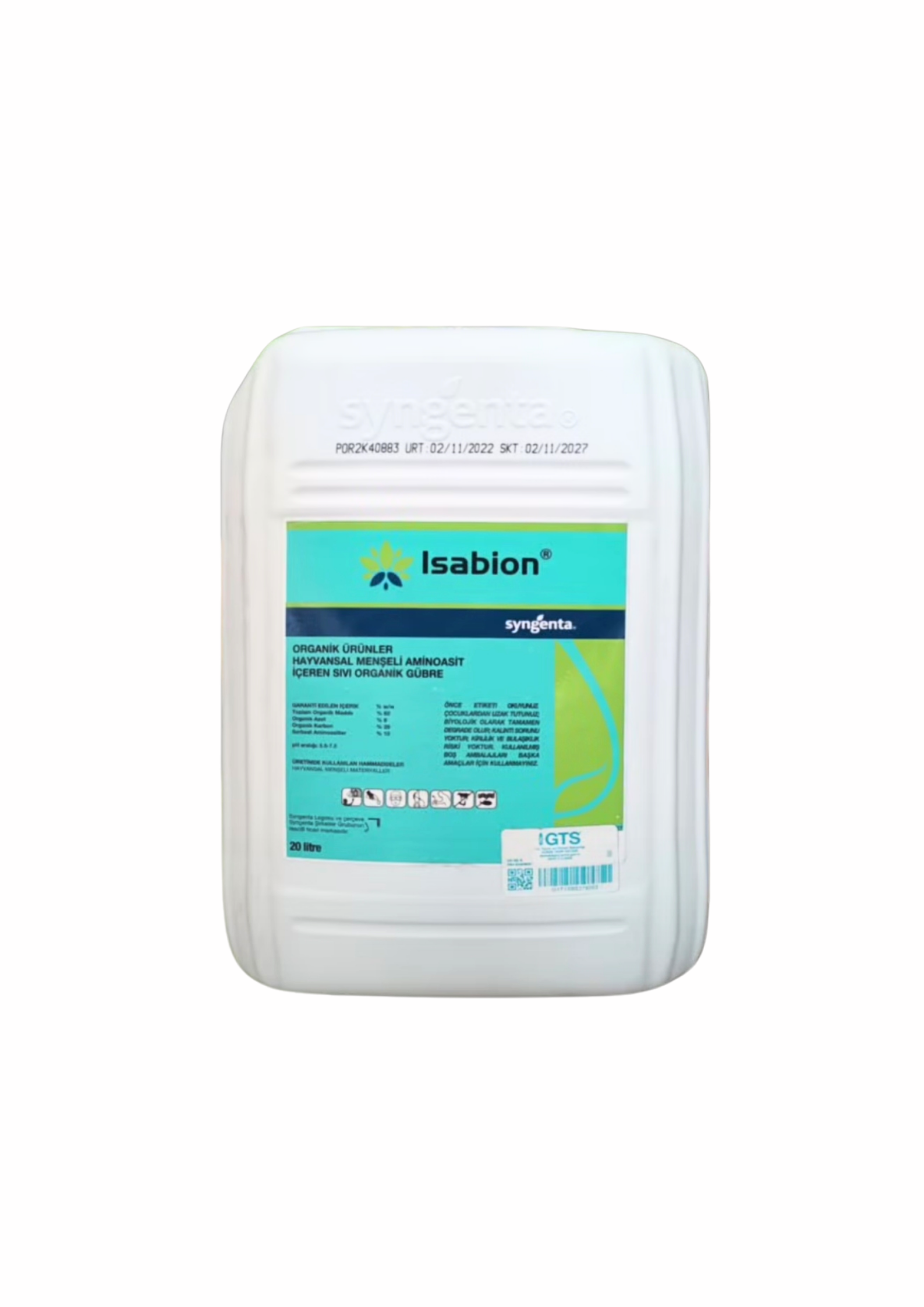 Syngenta İsabion Hayvansal İçerikli Amino Asit 20 LT