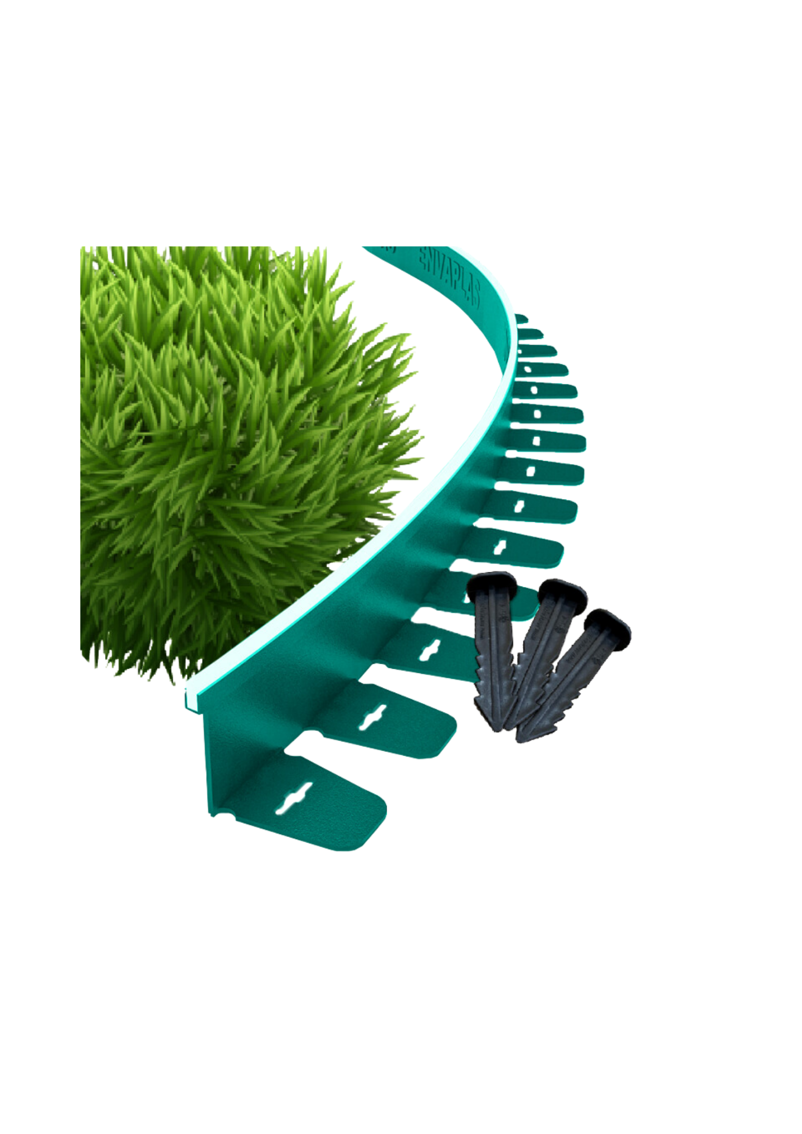 Yeşil Neon Led Plastik Çim Sınırlayıcı 25 m