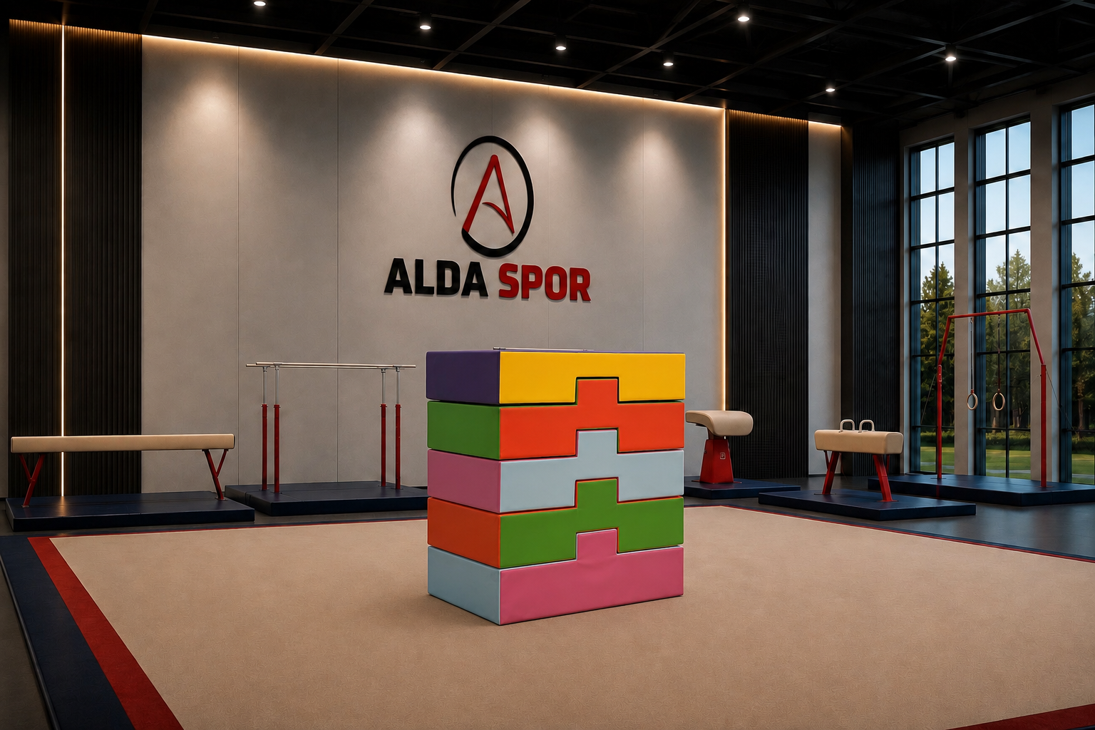 Sünger Atlama Kasası 5'Li Lego Tip