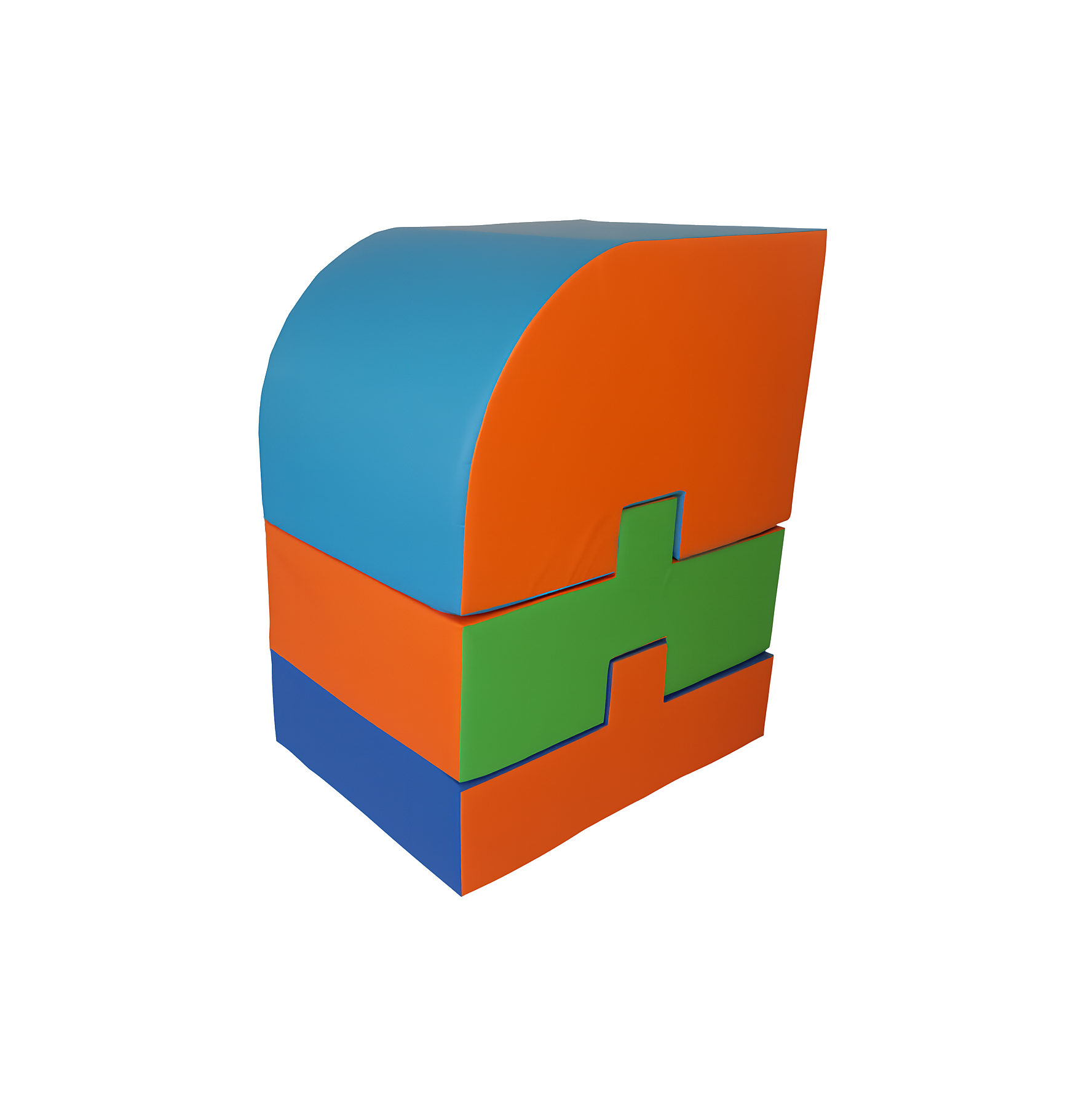 Sünger Atlama Masası 3 Parçalı Lego Tip