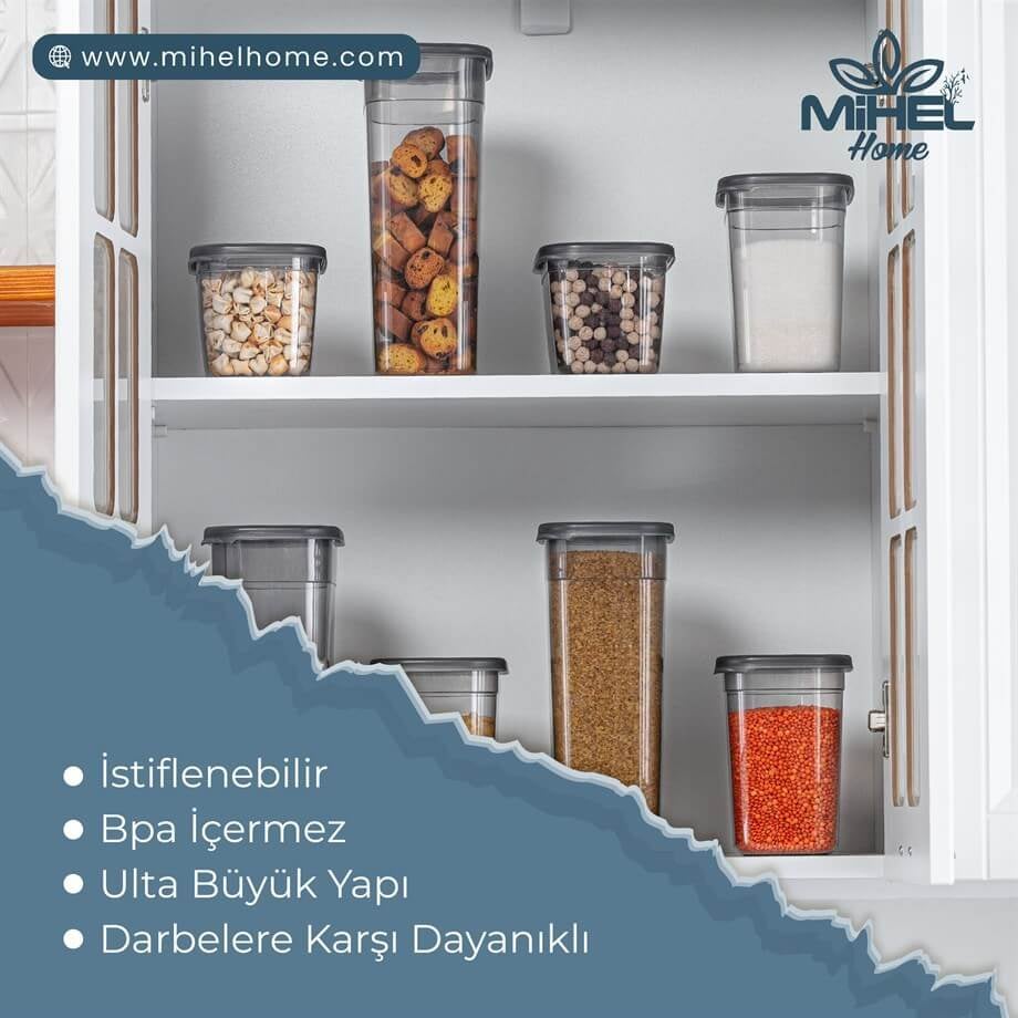 Mihel Pegi 12'li 3.2LT Mega Dikdörtgen Saklama KabıMİHEL