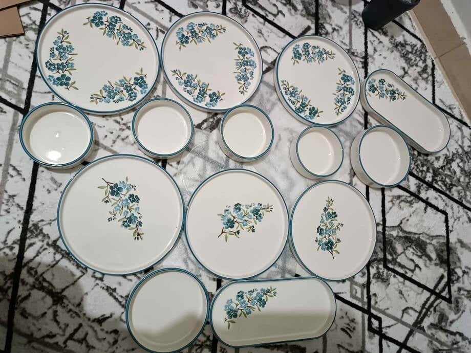 Mihel Turquoise 14 Parça 6 Kişilik Kahvaltı TakımıMİHEL