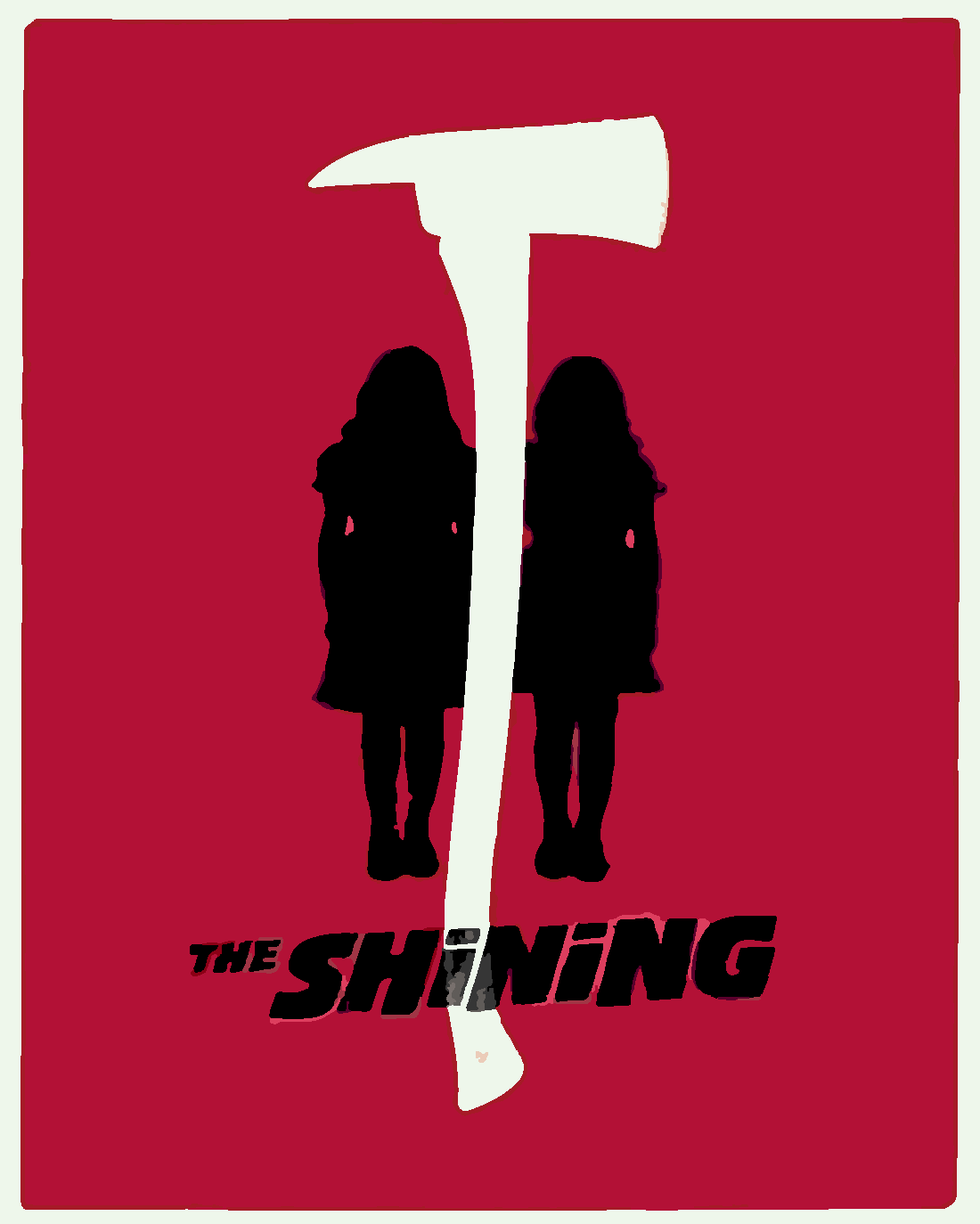 Cinnet (The Shining) Sayılarla Boyama Seti Sayılarla Boyama Seti 40x50 cm (Tuvale Gerili)