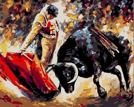 Matador Sayılarla Boyama Seti( Tuval Şasesine Gerili)