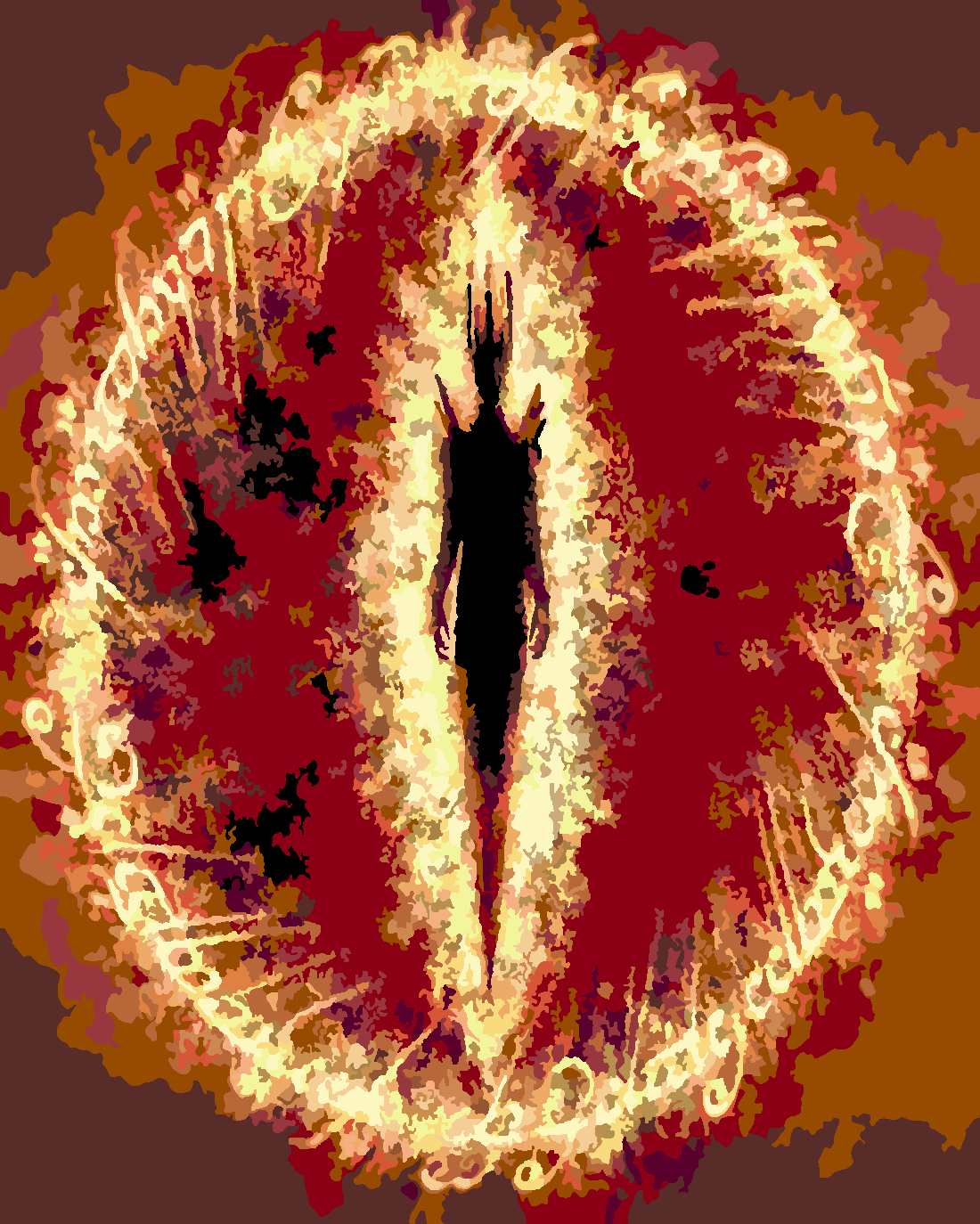 Sauron Boyama Seti 40x50 cm (Tuvale Gerili)