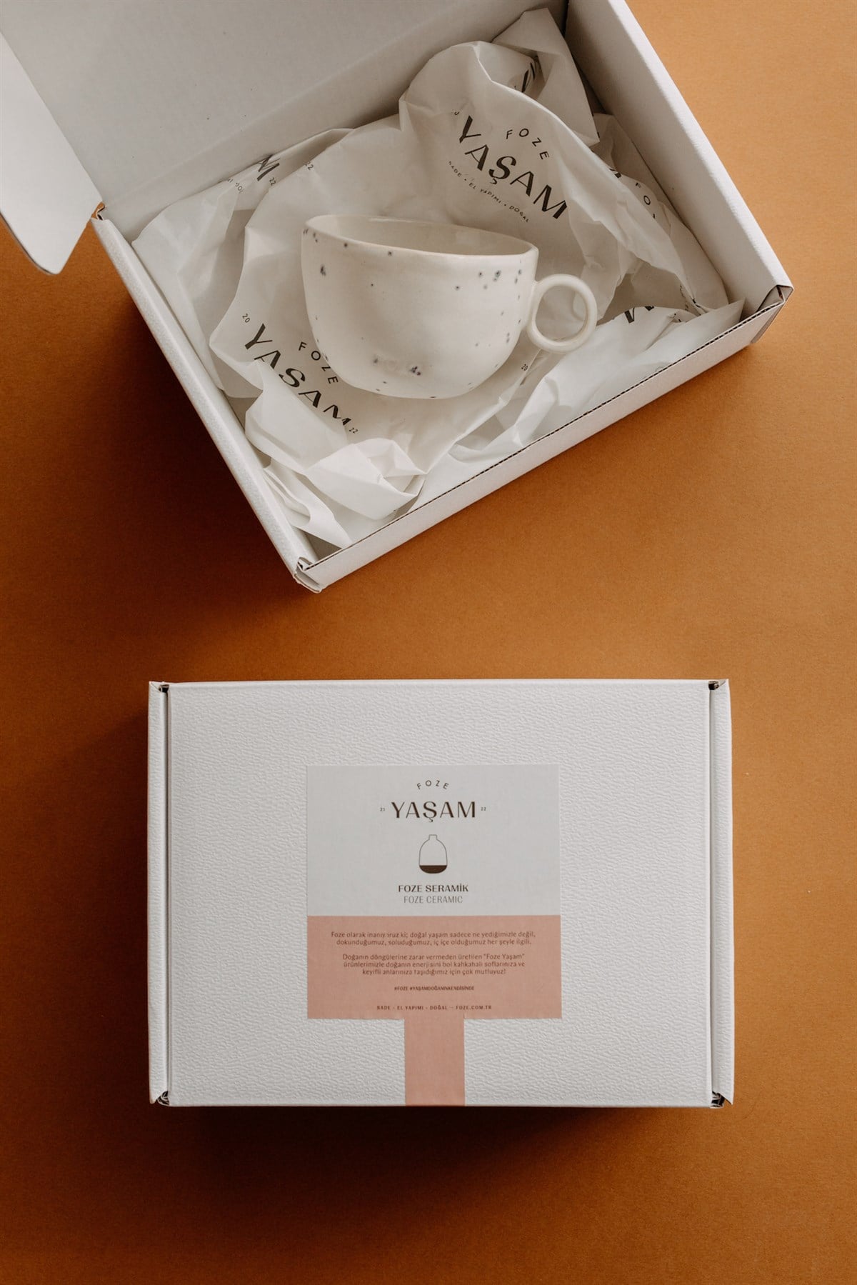 Indigo Rain Seramik Çay Fincanı