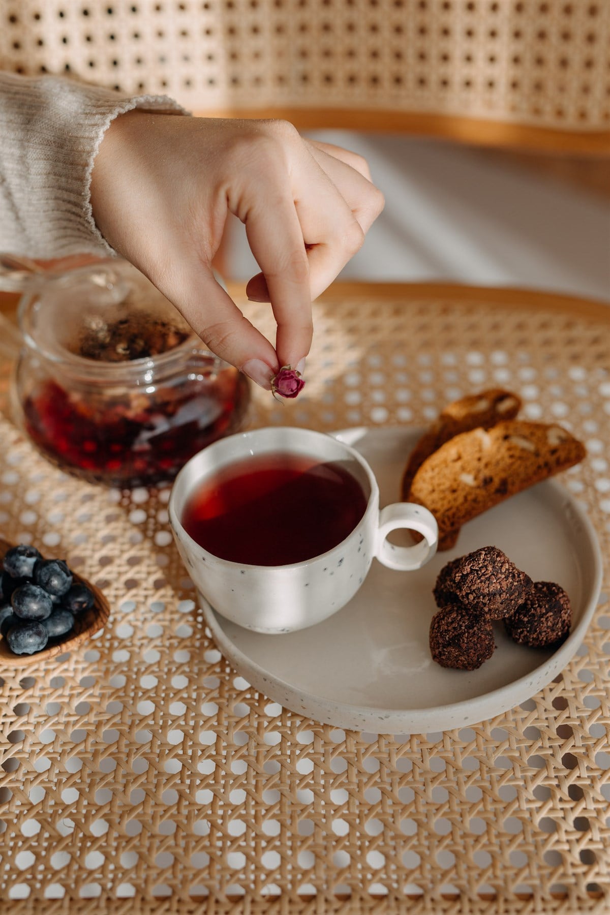 Indigo Rain Seramik Çay Fincanı