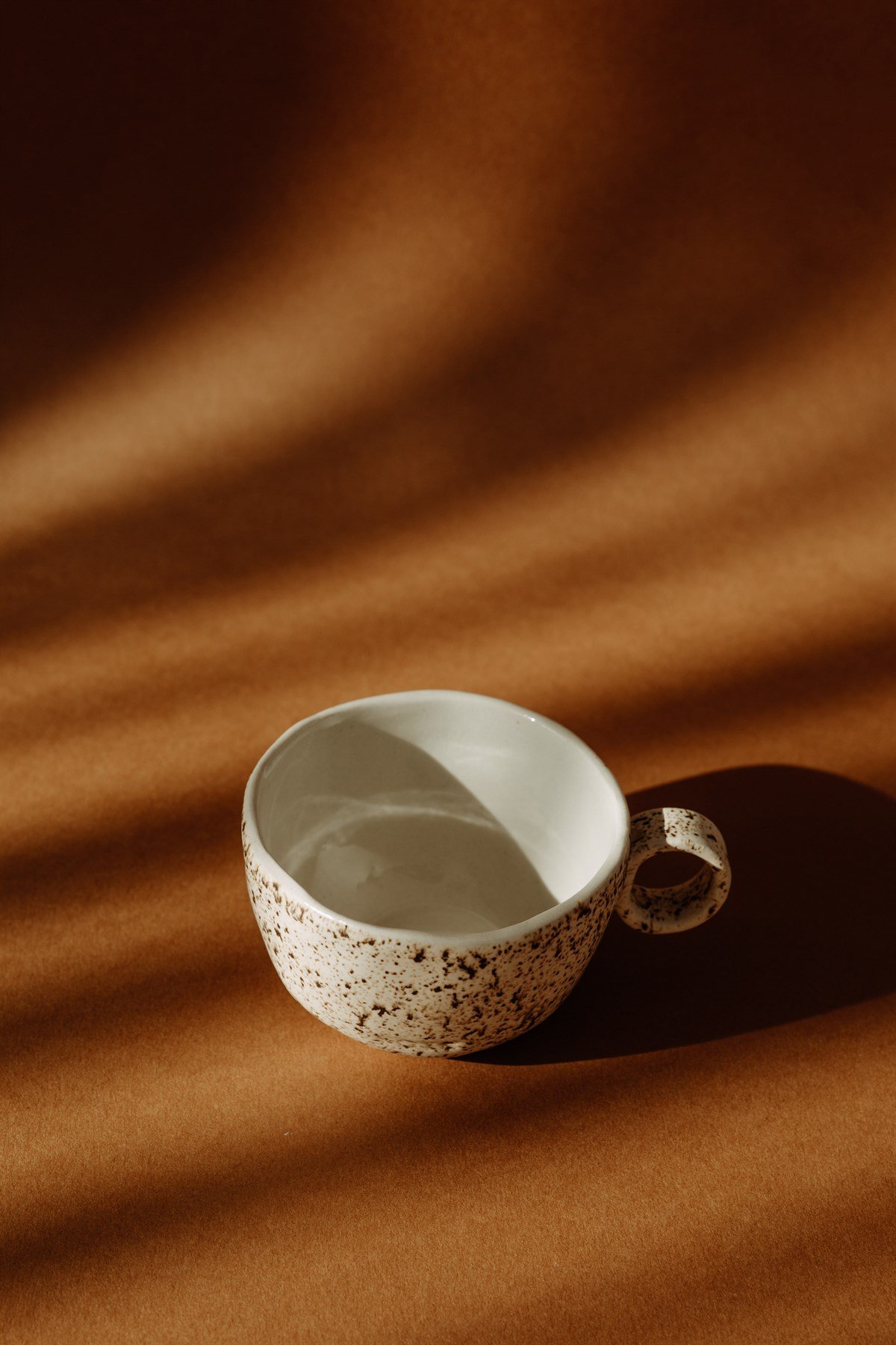 Terracotta Seramik Çay Fincanı 