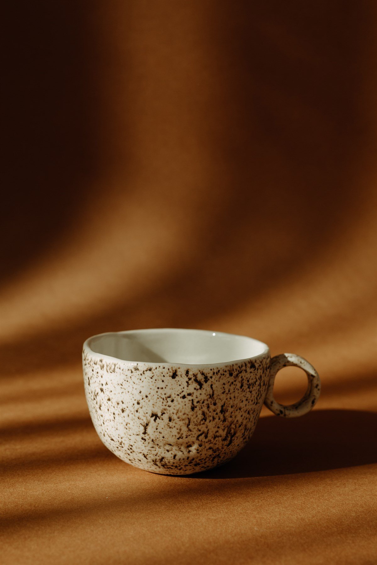 Terracotta Seramik Çay Fincanı 
