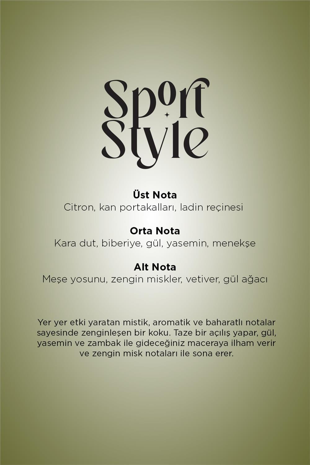 Sports Style A1 Koku Kartuşu 200 ML Classic Seri