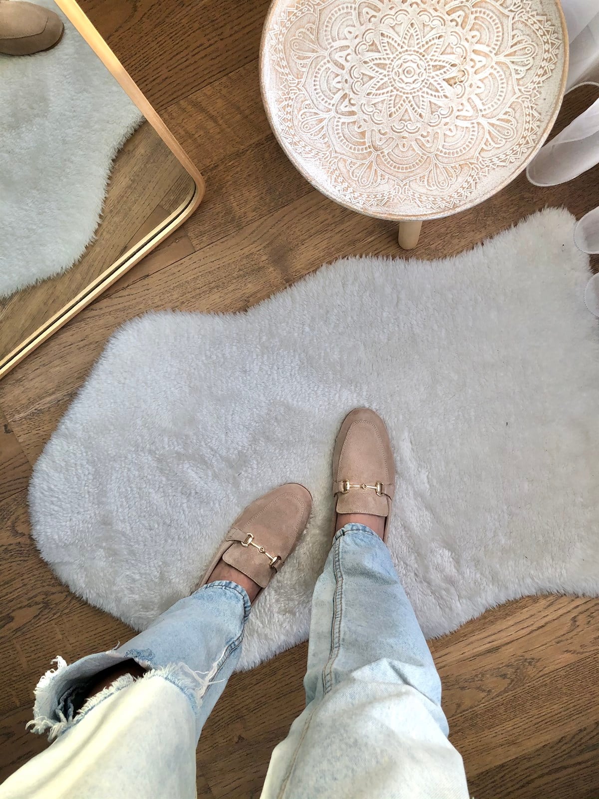 BEJ SÜET LOAFER