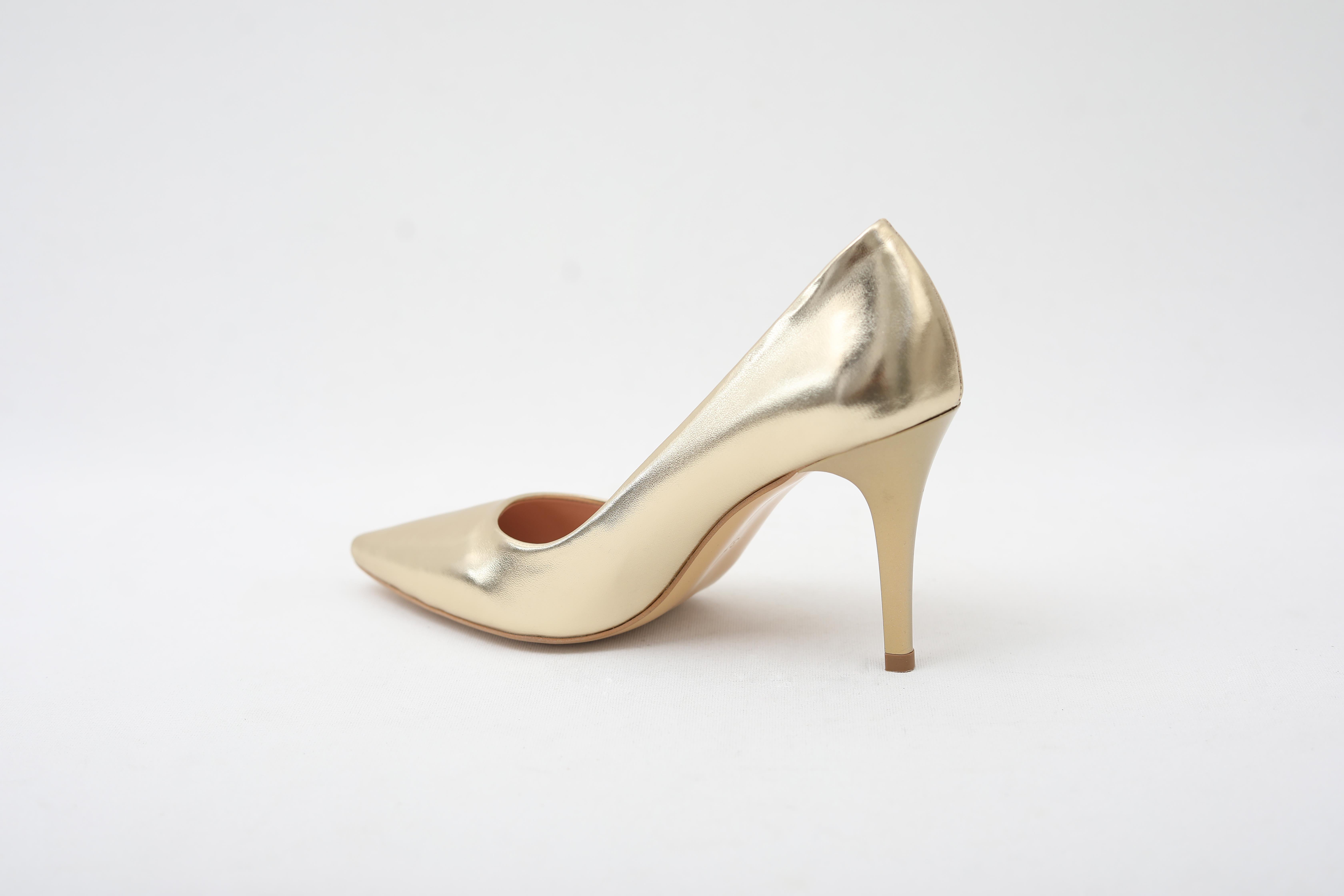 GOLD EL YAPIMI STİLETTO