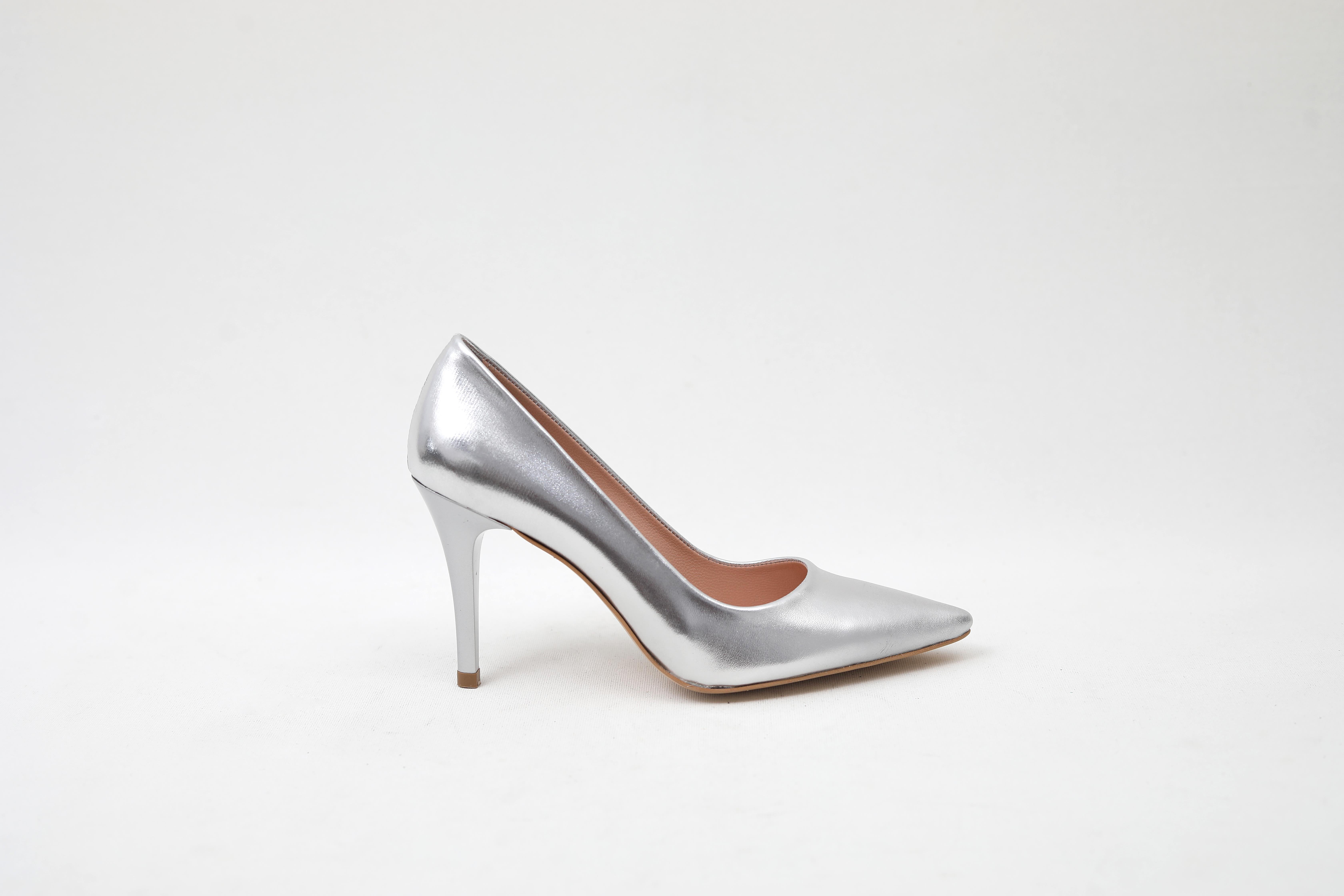 SILVER EL YAPIMI STİLETTO