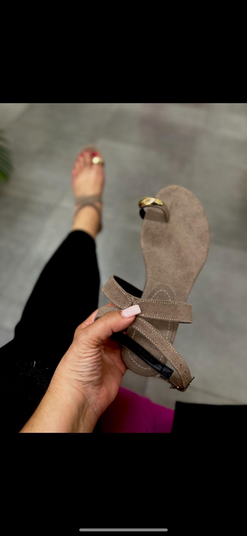 Amanda Nude Toka Detaylı Sandalet