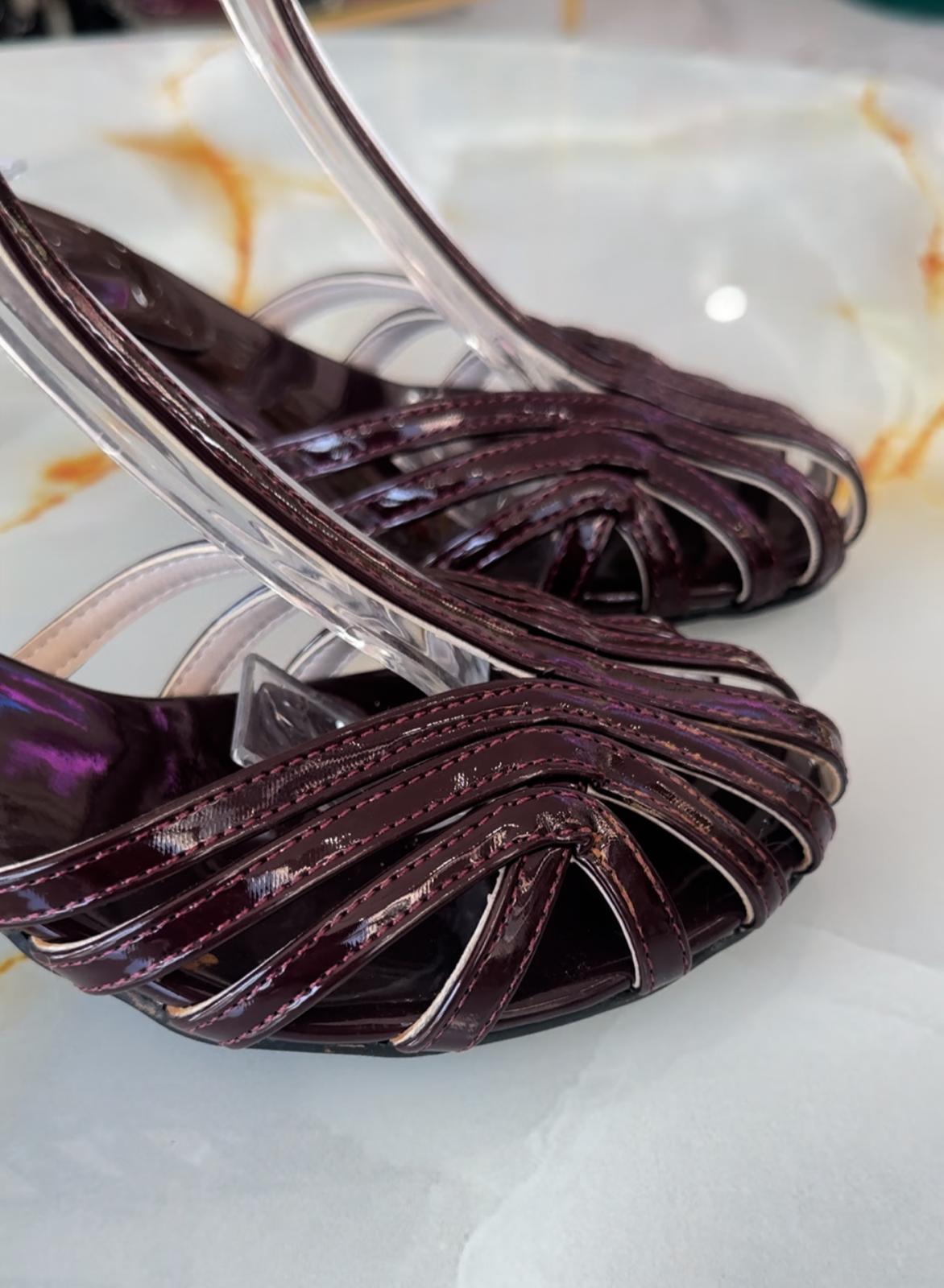 Bordo Rugan Sandalet