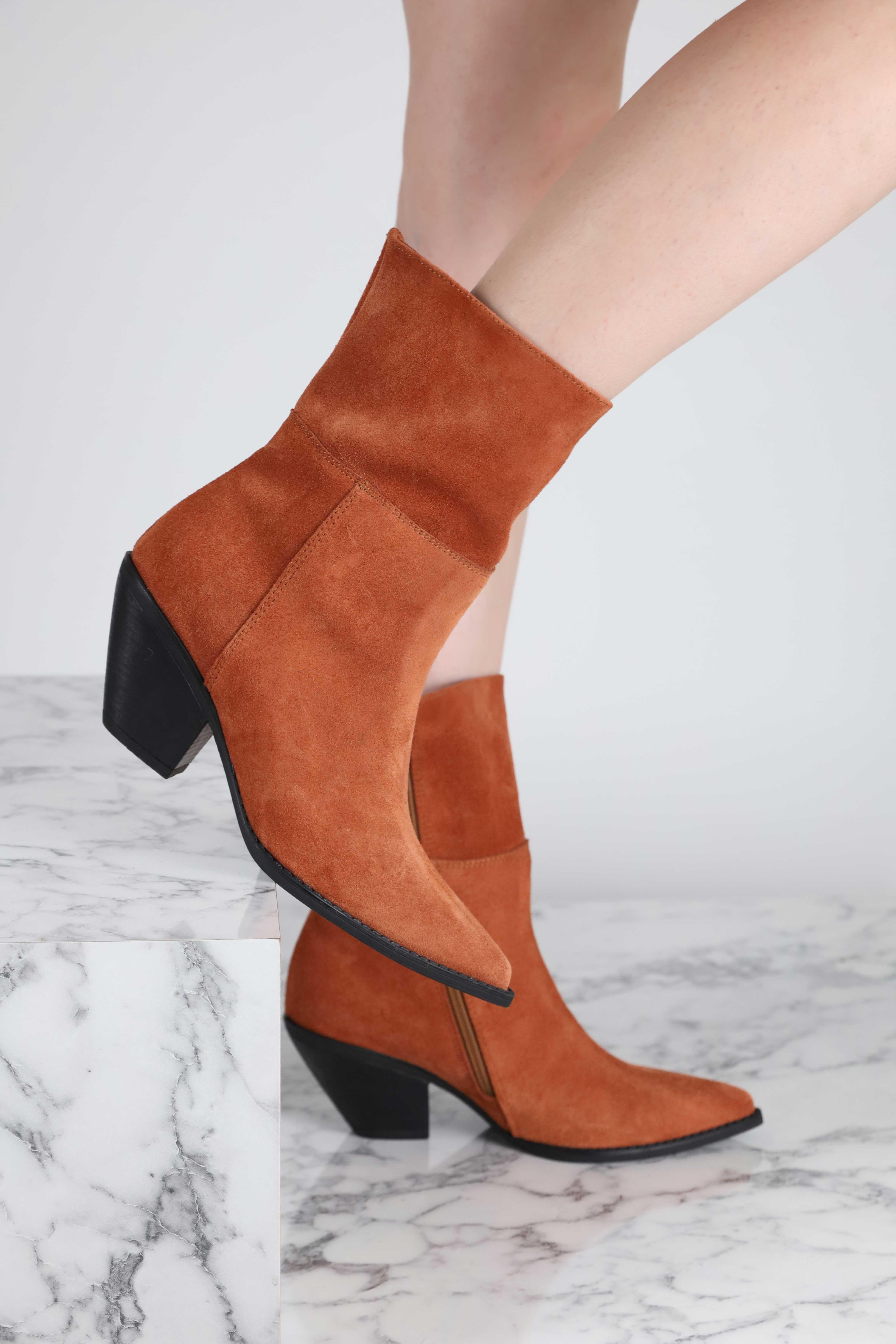 Canva Tarçın Hakiki Deri Dallas Bot  