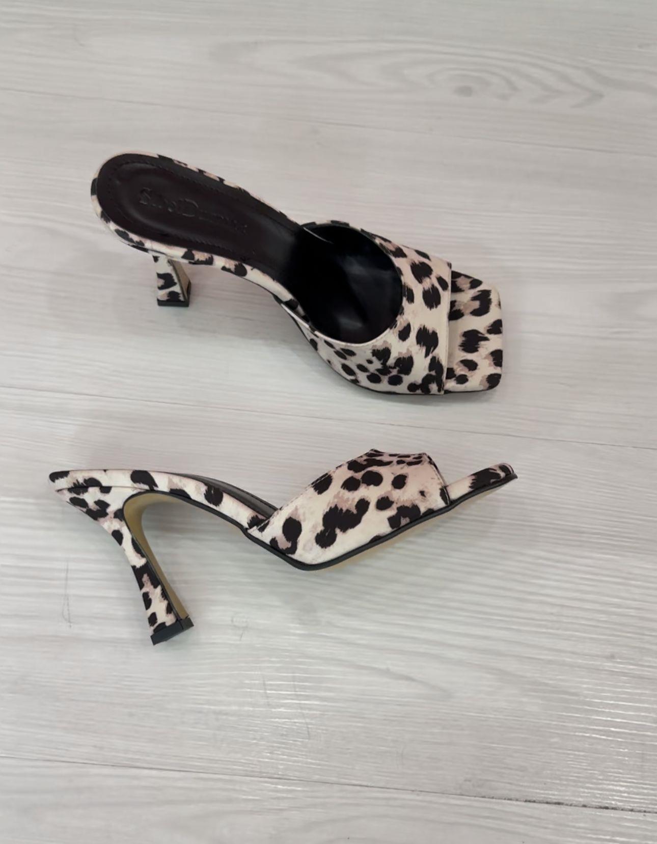 Cleo Nude Leopar Terlik
