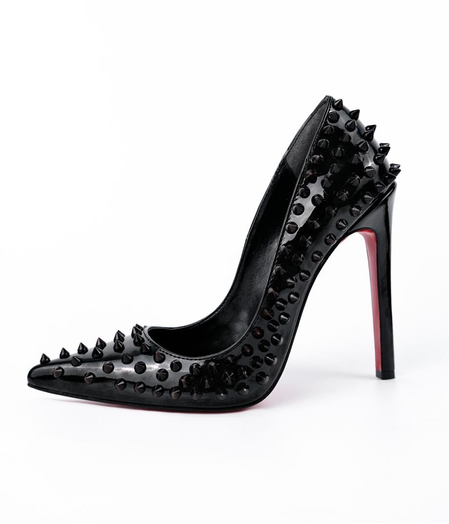 Diana Siyah Trok Detaylı Stiletto 